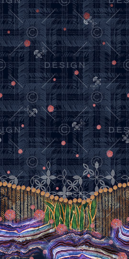 线条印花华亿平台图片