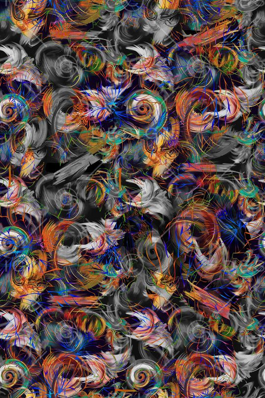 漩涡印花华亿平台图片