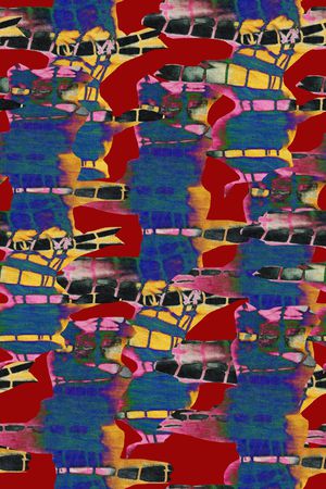 复古印花华亿平台图片