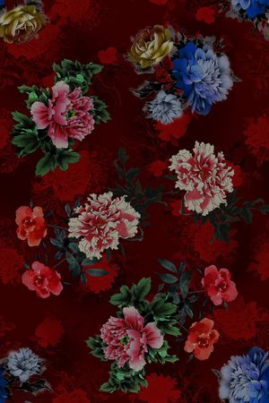 香云纱印花华亿平台图片