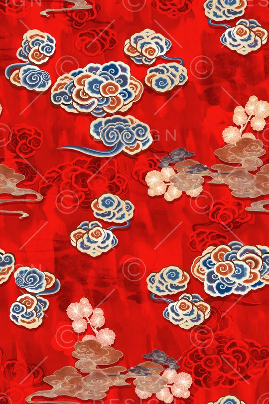 祥云印花华亿平台图片