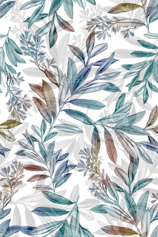 绿植树叶印花华亿平台图片