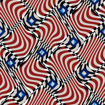 几何印花华亿平台图片