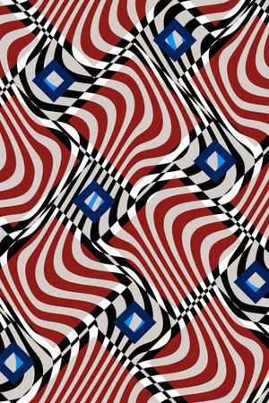 几何印花华亿平台图片