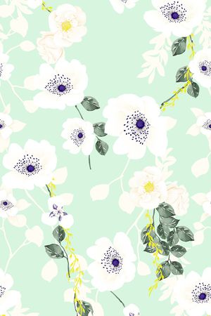 民族花卉印花华亿平台图片