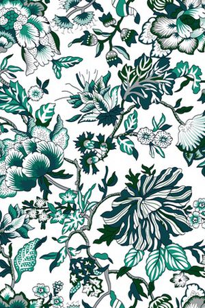 民族花卉印花华亿平台图片