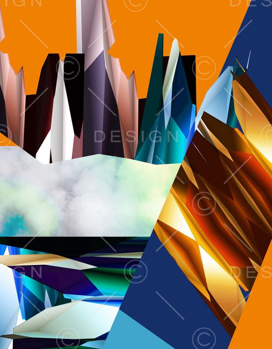 几何印花华亿平台图片