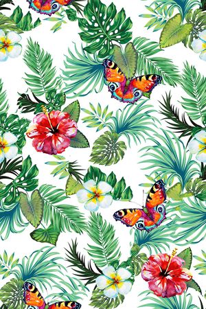 花卉蝴蝶印花华亿平台图片