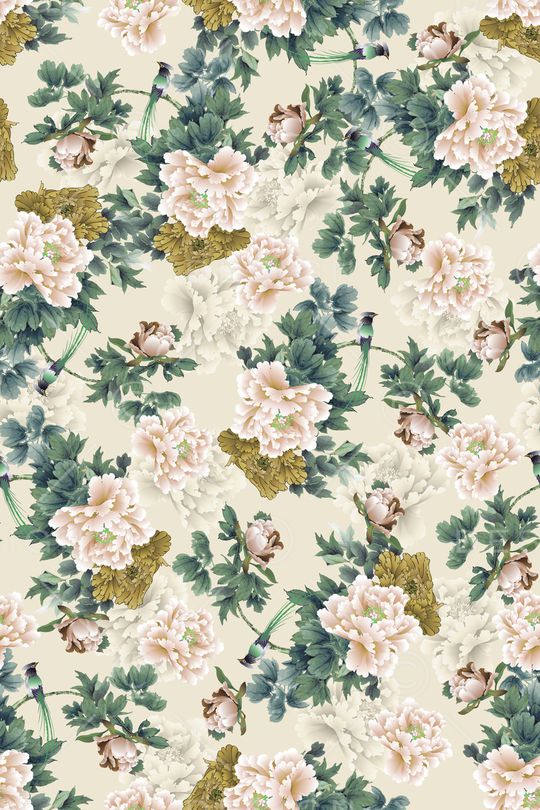 复古印花华亿平台图片