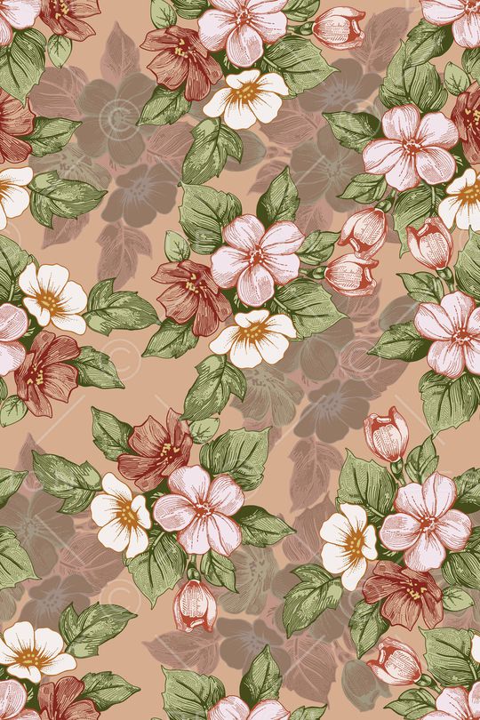 复古印花华亿平台图片