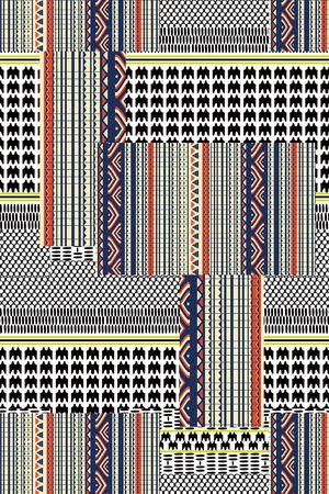 民族花卉印花华亿平台图片