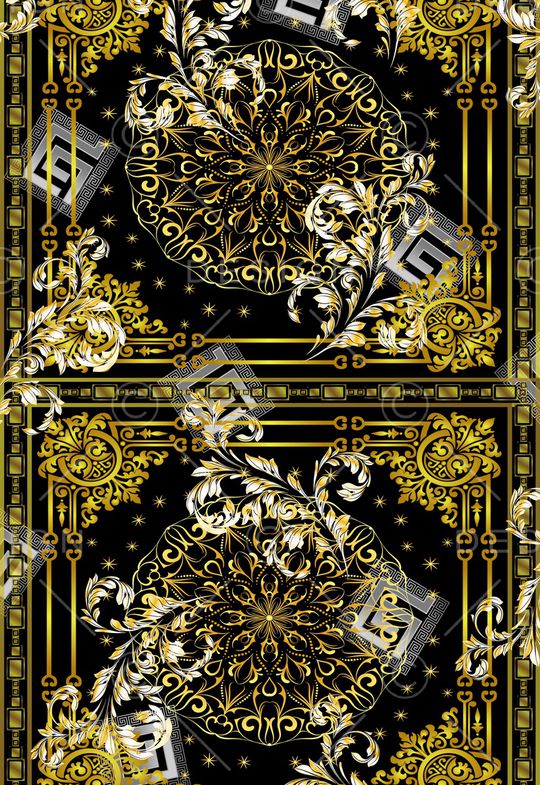 宫廷风印花华亿平台图片