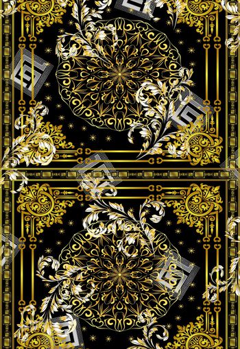 宫廷风印花华亿平台图片