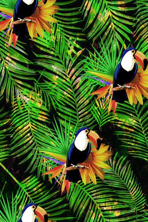 绿植树叶印花华亿平台图片