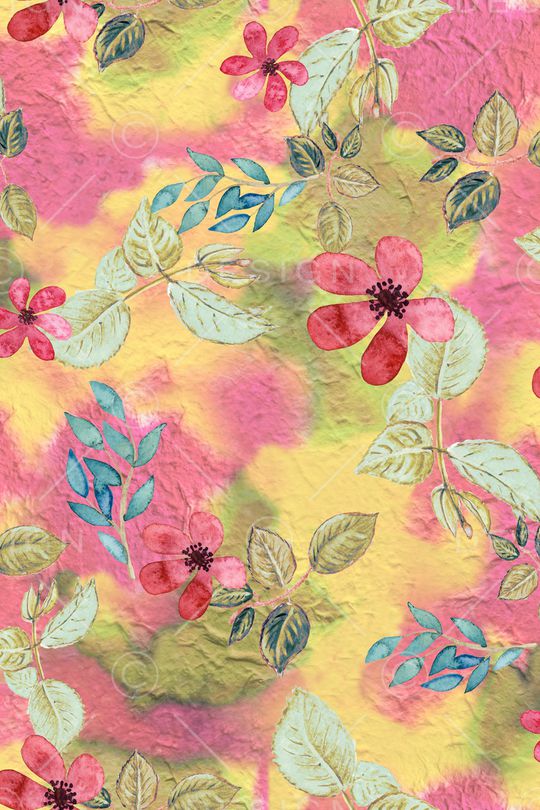 水彩印花华亿平台图片