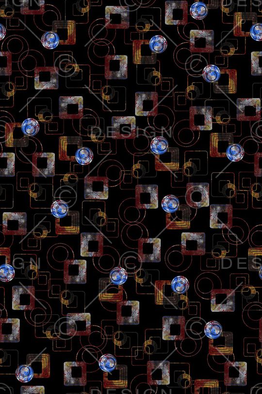 几何印花华亿平台图片