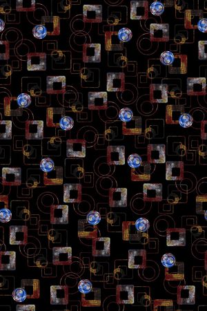 几何印花华亿平台图片