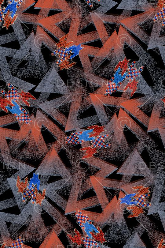 几何印花华亿平台图片