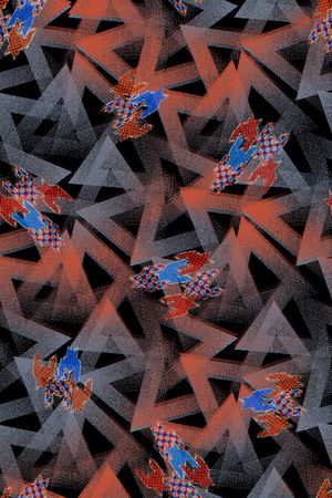 几何印花华亿平台图片