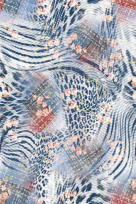 斑马纹印花华亿平台图片