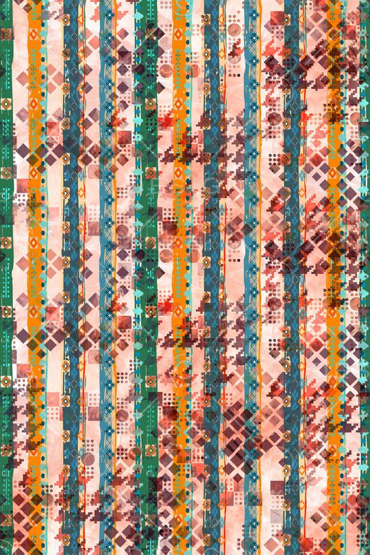 几何印花华亿平台图片