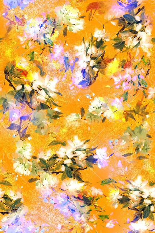 真丝印花华亿平台图片