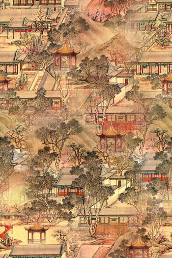 连衣裙印花华亿平台图片