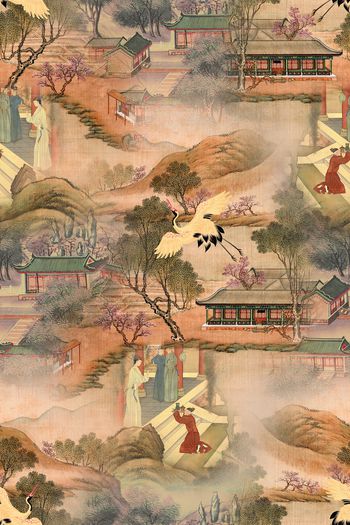 连衣裙印花华亿平台图片