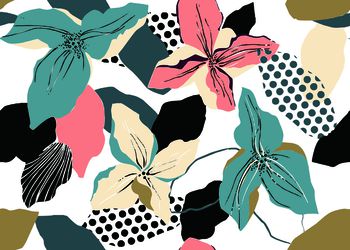 几何印花华亿平台图片