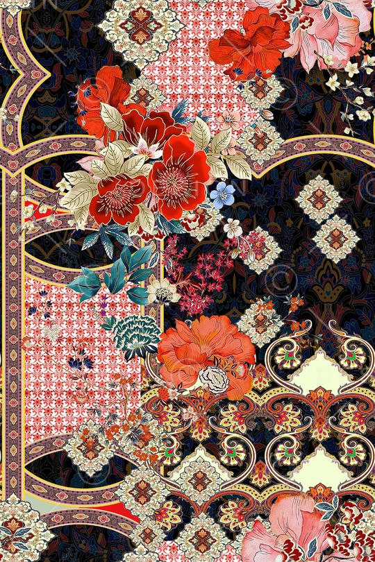 民族风印花华亿平台图片