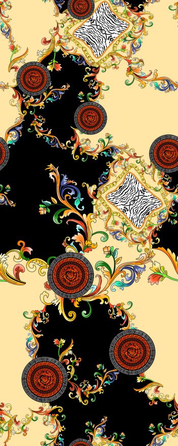 几何印花华亿平台图片