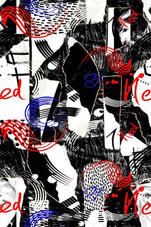 几何印花华亿平台图片