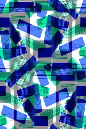 几何印花华亿平台图片