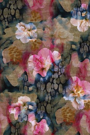 复古印花华亿平台图片