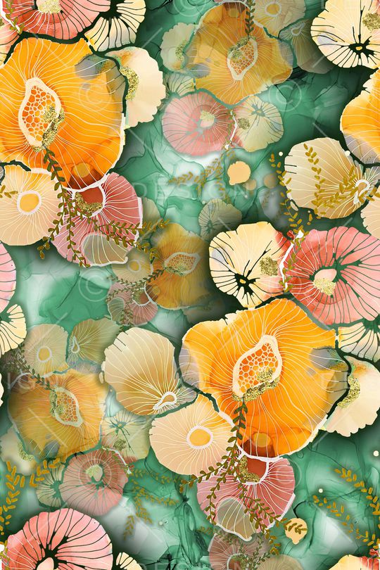 水彩印花华亿平台图片