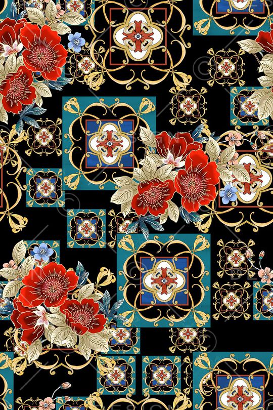 民族风印花华亿平台图片