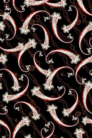 佩斯利印花华亿平台图片