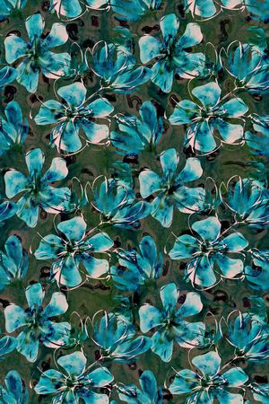 绿植树叶印花华亿平台图片