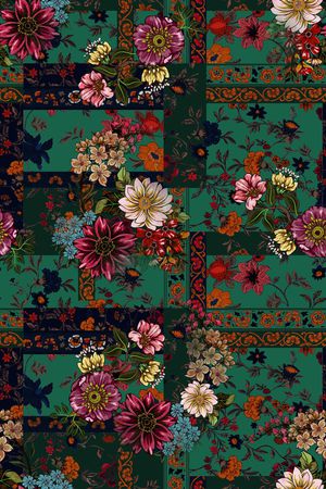 几何印花华亿平台图片