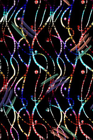 线条印花华亿平台图片