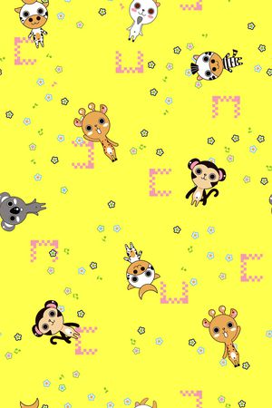 可爱印花华亿平台图片