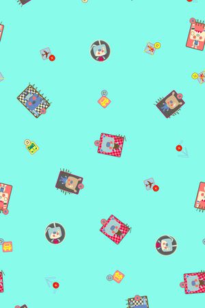 可爱印花华亿平台图片