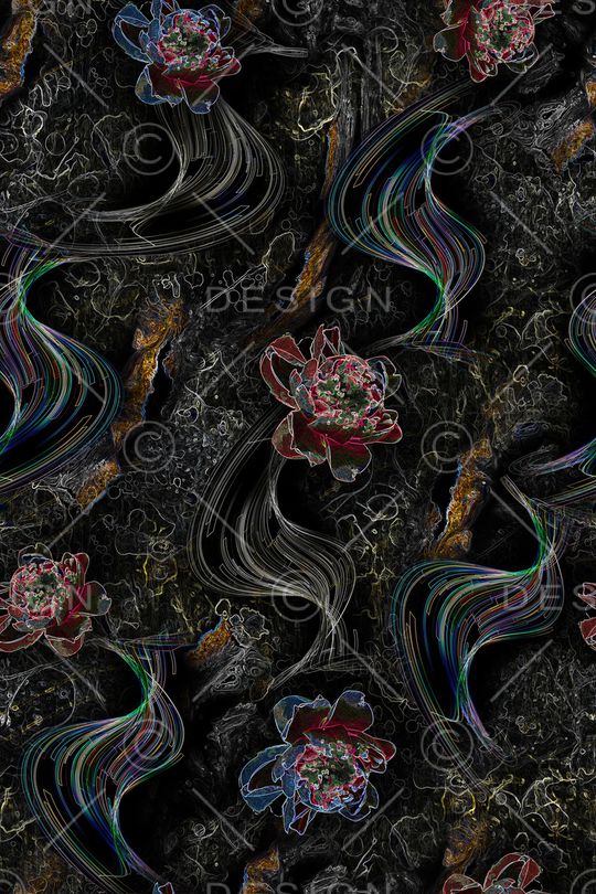 线条印花华亿平台图片