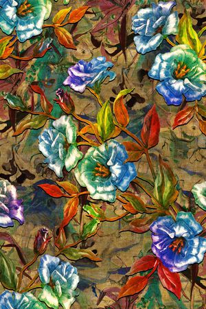 复古印花华亿平台图片