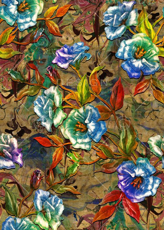 复古印花华亿平台图片