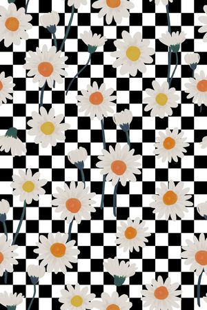 格子印花华亿平台图片