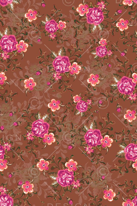 复古印花华亿平台图片