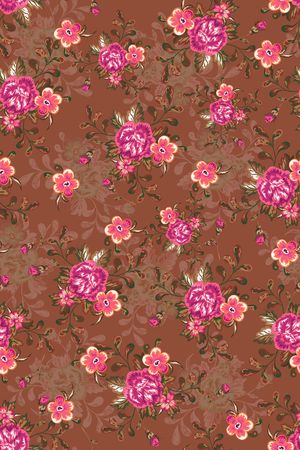 复古印花华亿平台图片