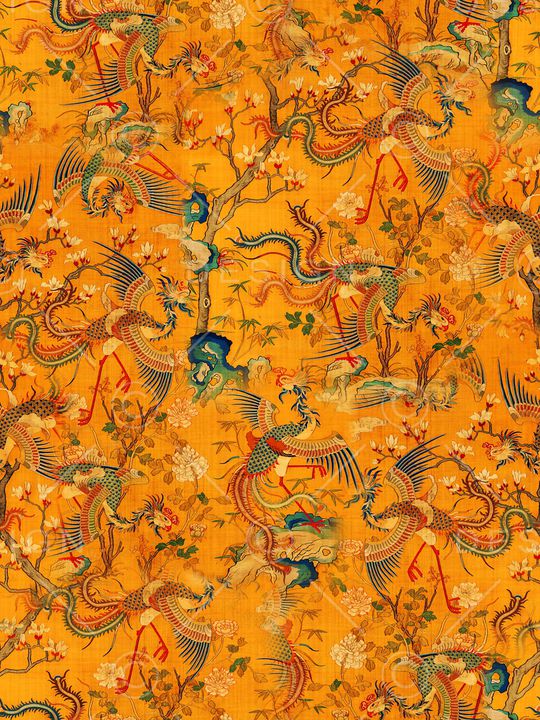 玉兰花印花华亿平台图片