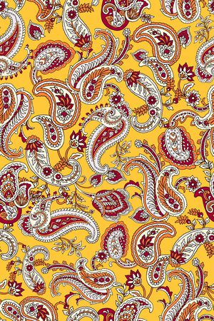 佩斯利印花华亿平台图片